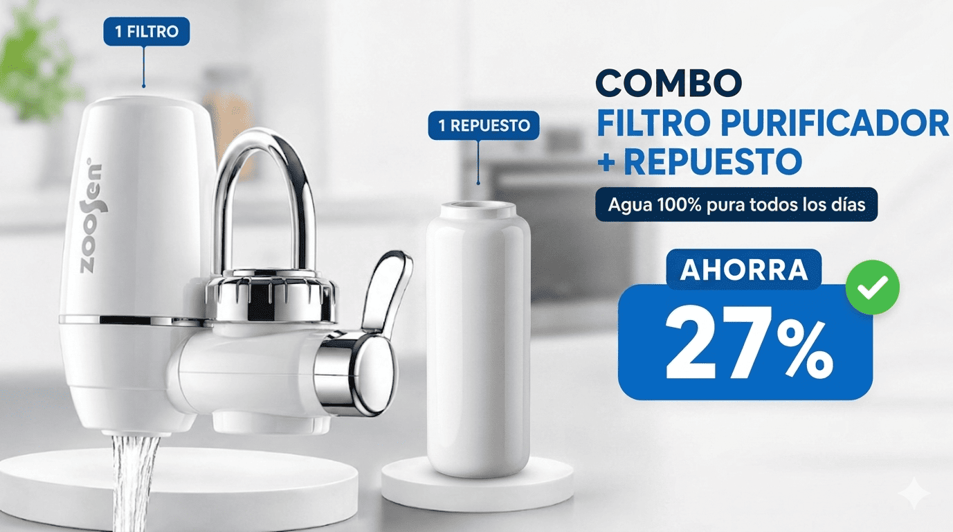 Filtro purificador con repuesto